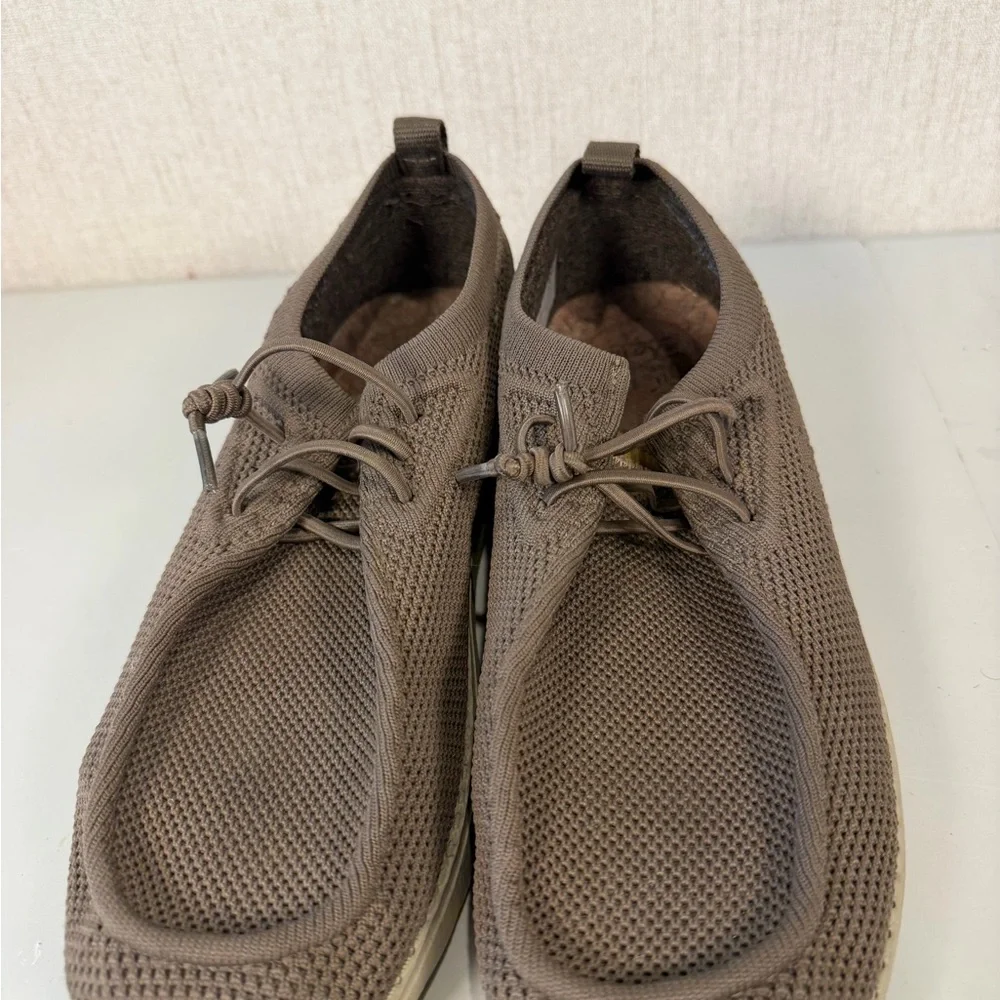 Itazero Distinto Loafer Shoes Mens Size 8.5 A21M102 Khaki‎ Slip On Brown
